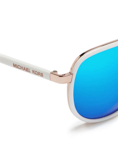 michael kors sunglasses blue mirror|michael kors sunglasses for sale.